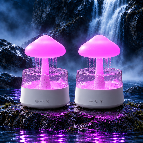 2x NOCTIFER Mist Rainfall mushroom diffusers bundle